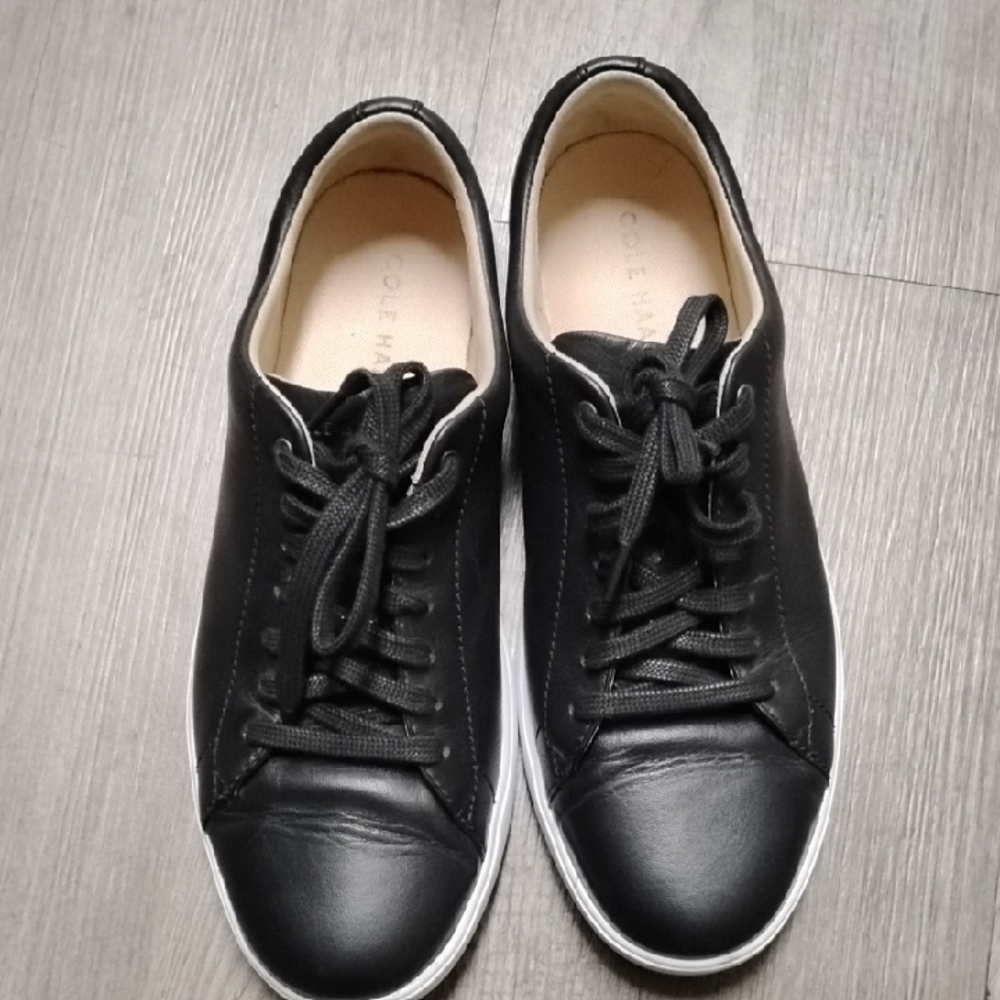 Cole Haan Women's Black Lace-Up Sneakers